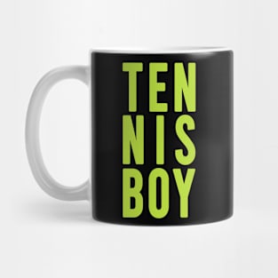 tennis boy green Mug